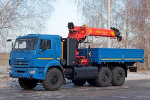 Новый кран-манипулятор на шасси Камаз Новый кран-манипулятор на шасси Камаз