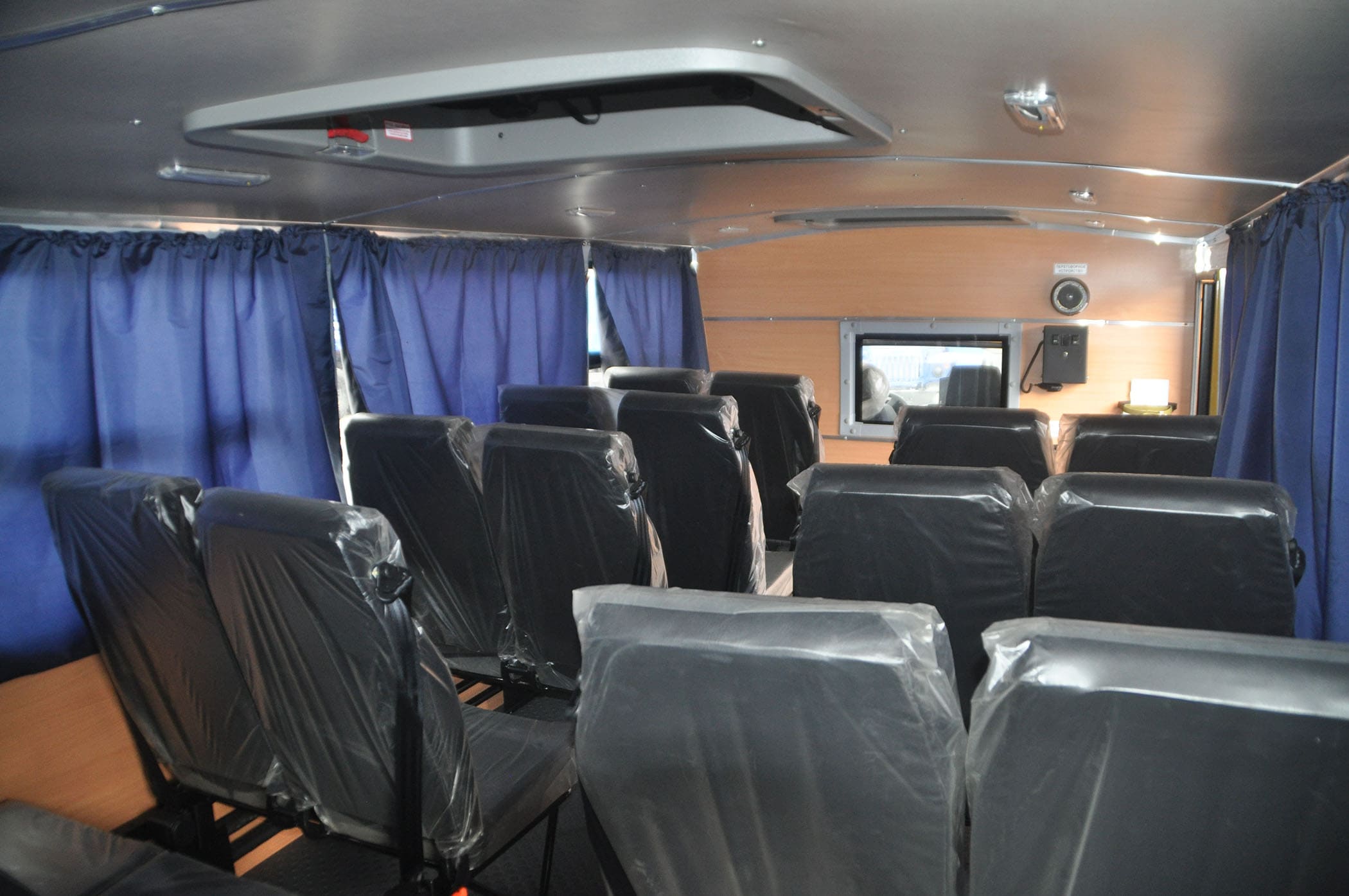 Салон вахтового автобуса Салон вахтового автобуса